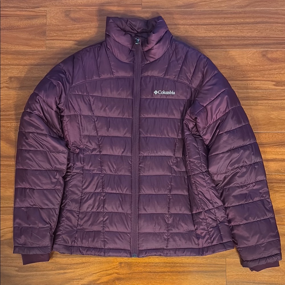 Columbia Purple Puffer Jacket